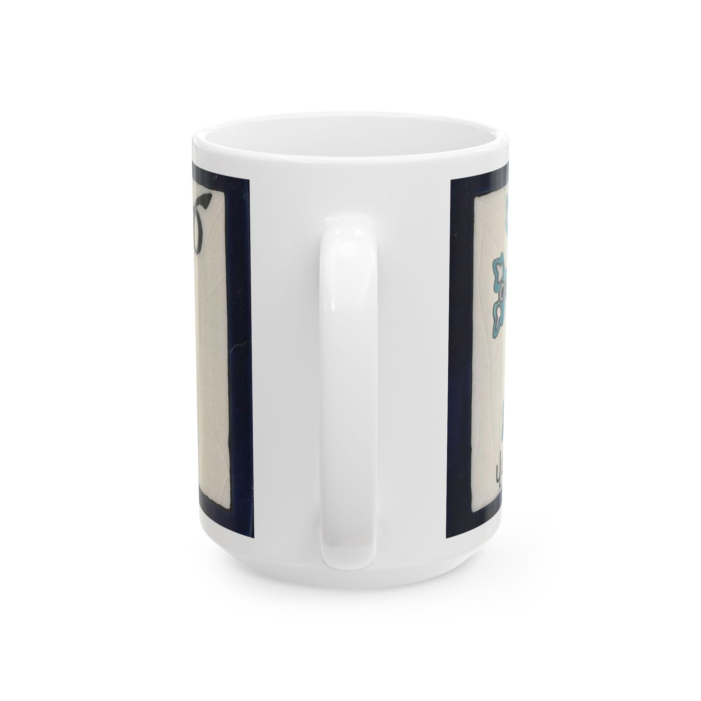 Armenian Cross Ceramic Mug, May God Bless Our Home, Personalized