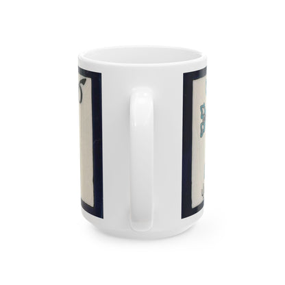 Armenian Cross Ceramic Mug, May God Bless Our Home, Personalized