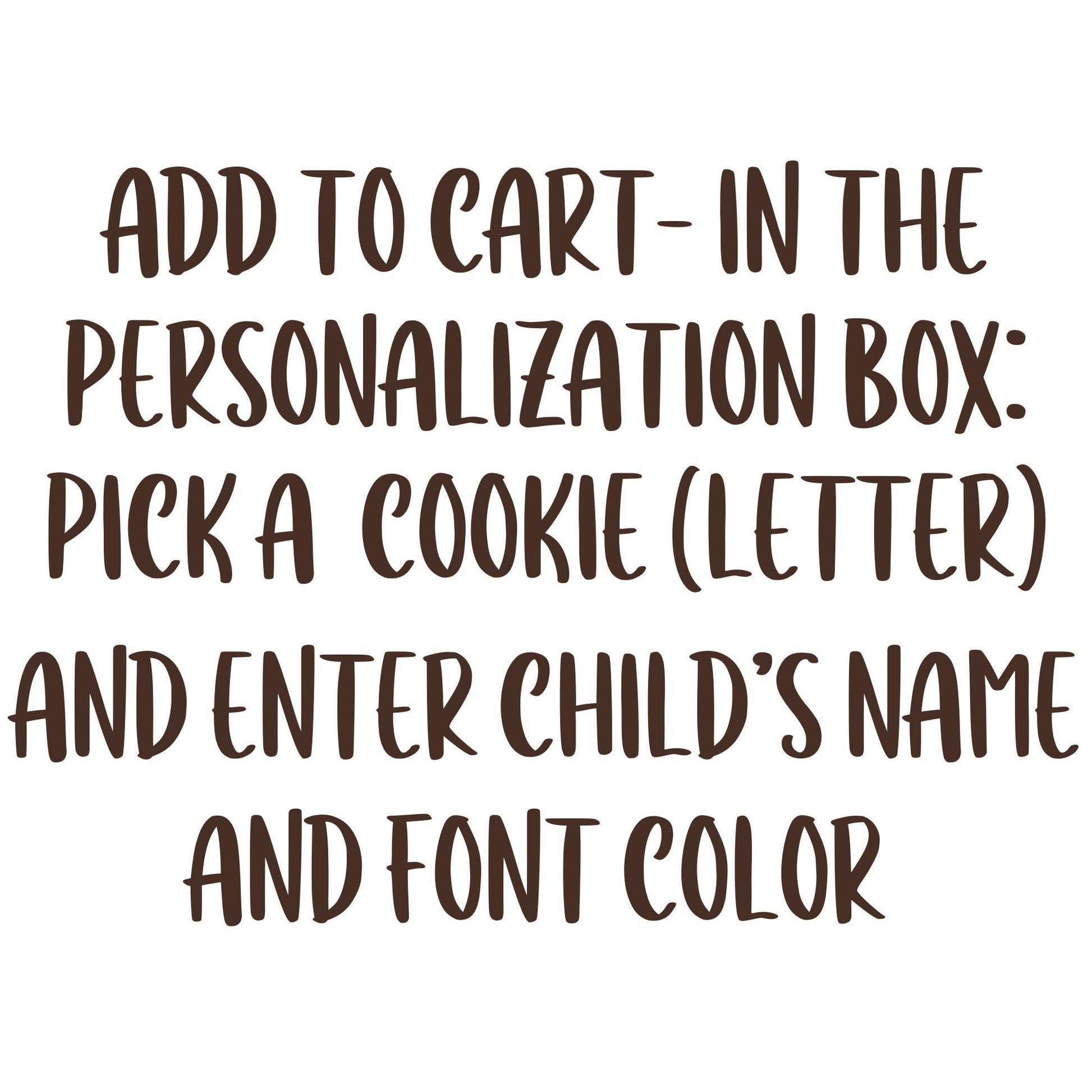 Personalized Christmas Stocking – Custom Holiday Stocking with Cookie Design, Name & Color
