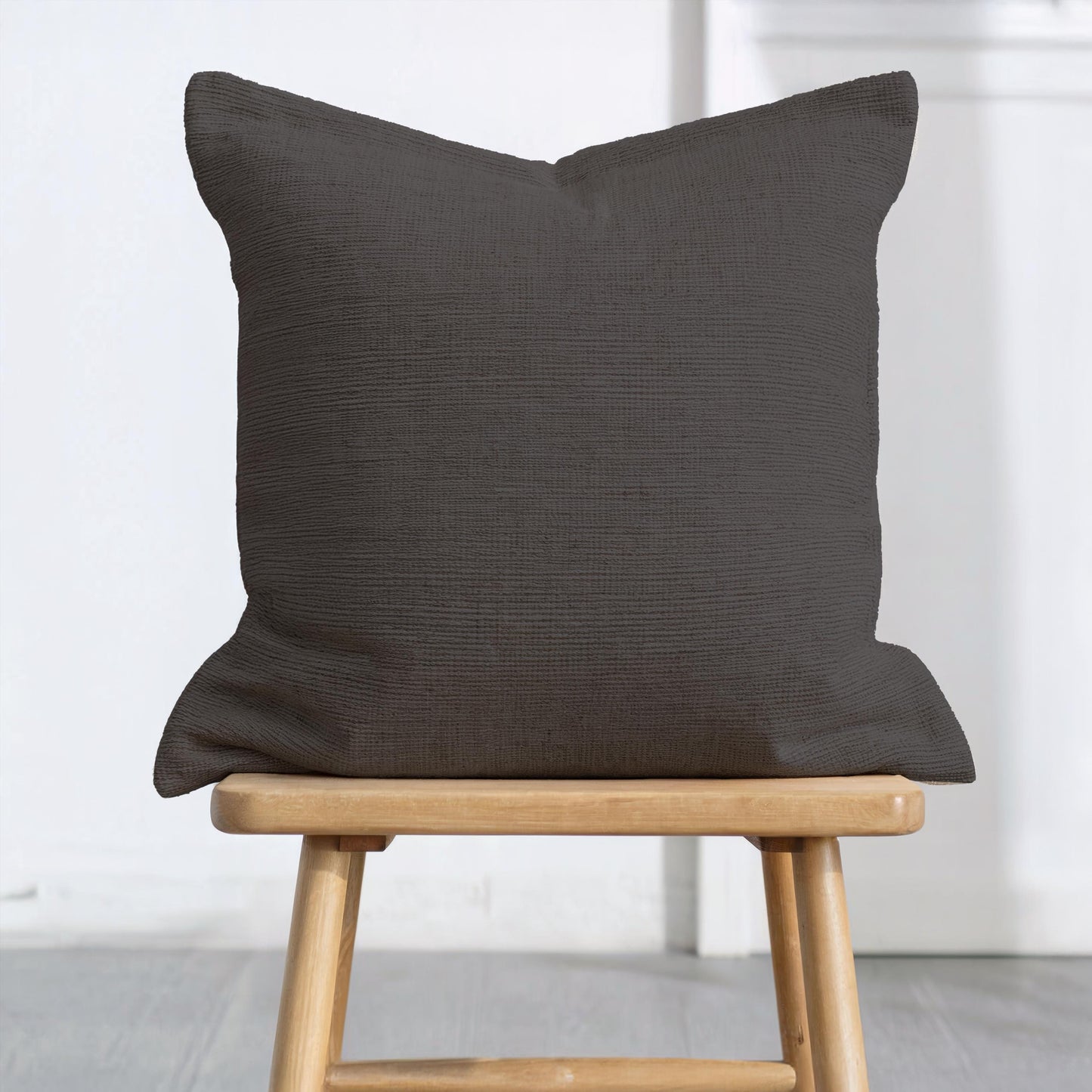 Modern Geometric woven blanket with geometric pattern styled for layered home decor