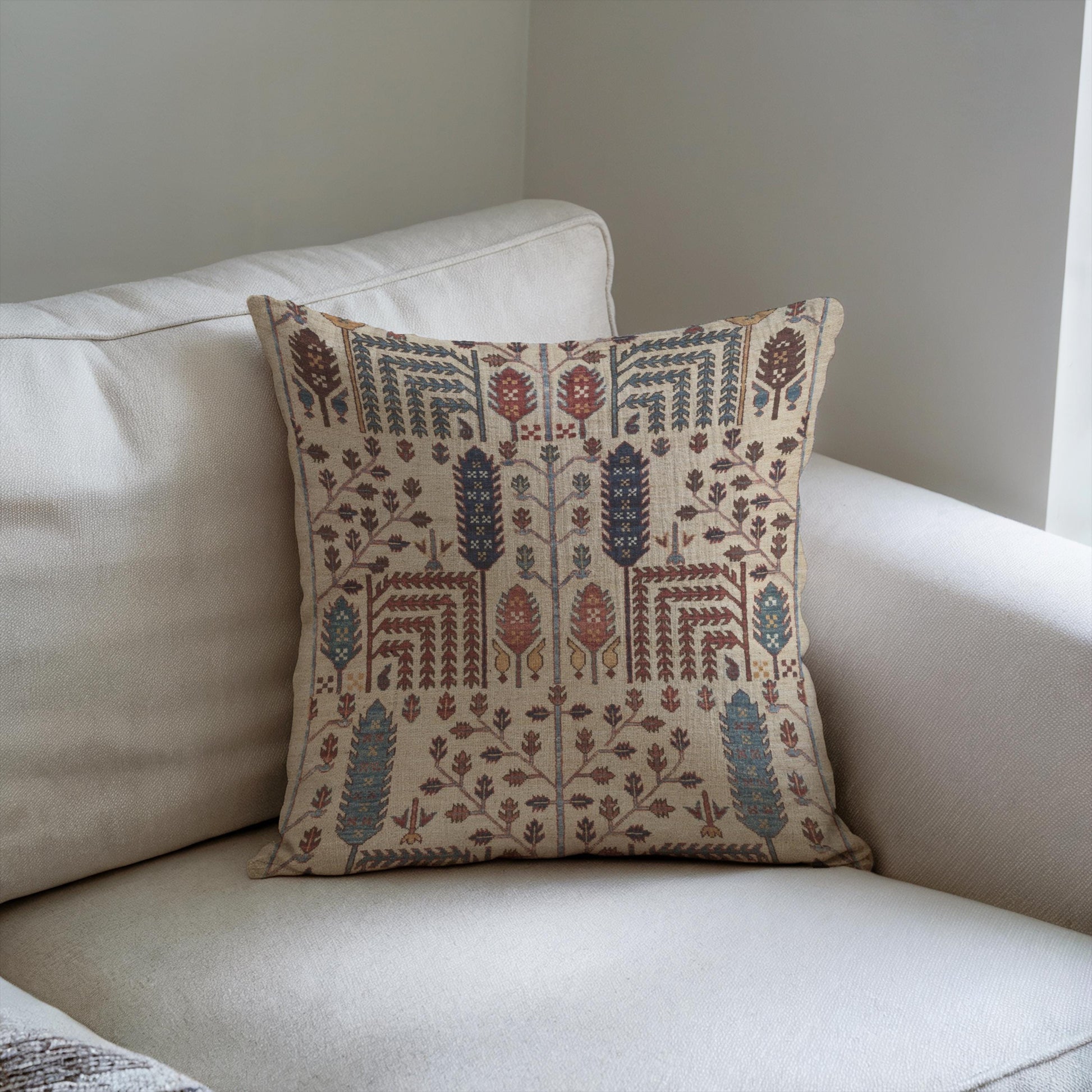 Ear Of Wheat Pillow - Farmhouse Throw Cushion | Rustic Harvest Decor, Cozy Living Room Accent