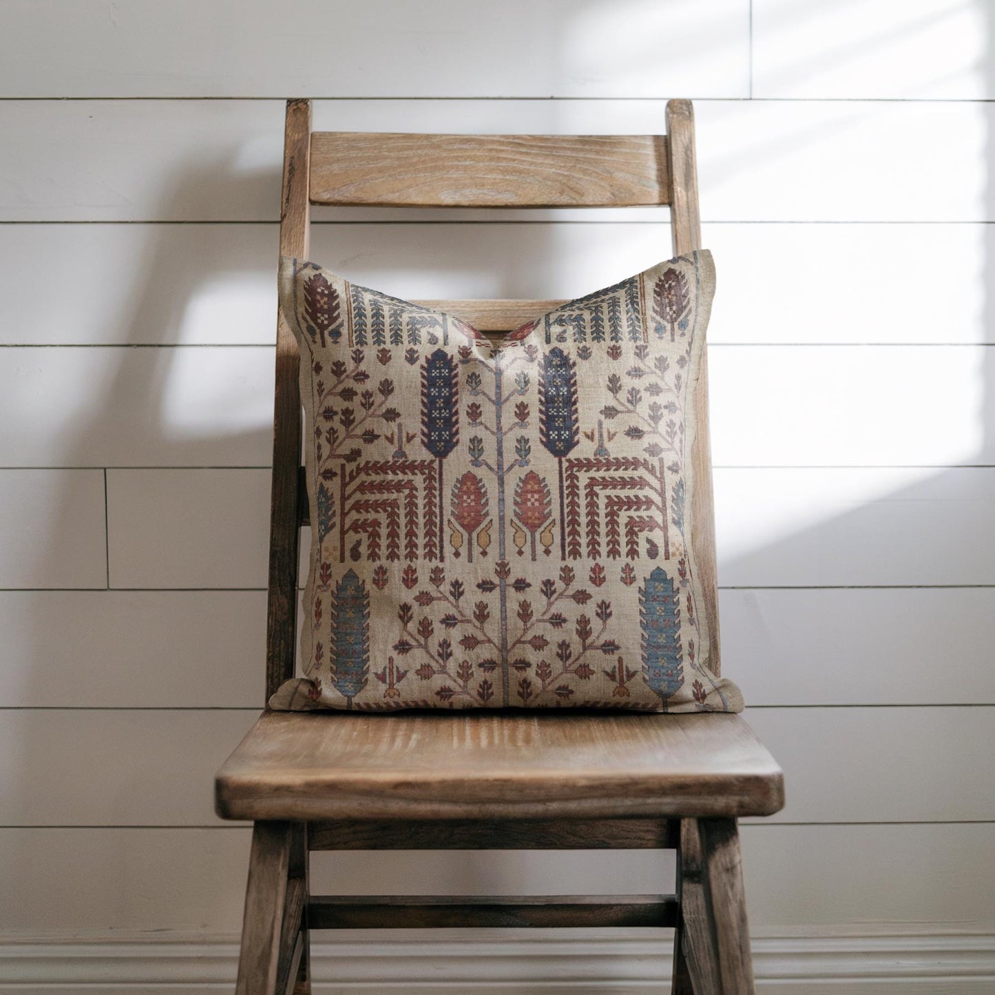 Ear Of Wheat Pillow - Farmhouse Throw Cushion | Rustic Harvest Decor, Cozy Living Room Accent