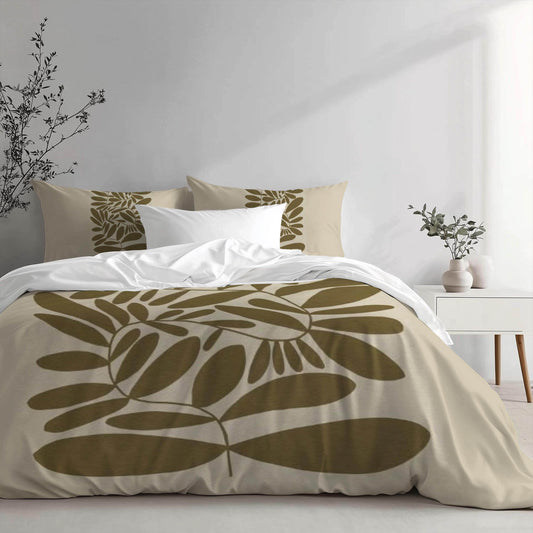 Mid Century Modern Bedding - Lime Tree Bedspread 3PCS Set With Zipper Closure - timelessbohochic.com
