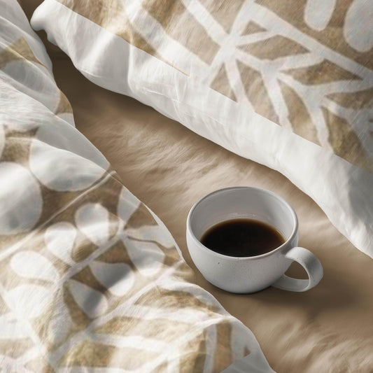 Modern Bedding Set – Mid Century Duvet Cover & Pillowcases, Soft Breathable 3 Piece Bedspread - timelessbohochic.com