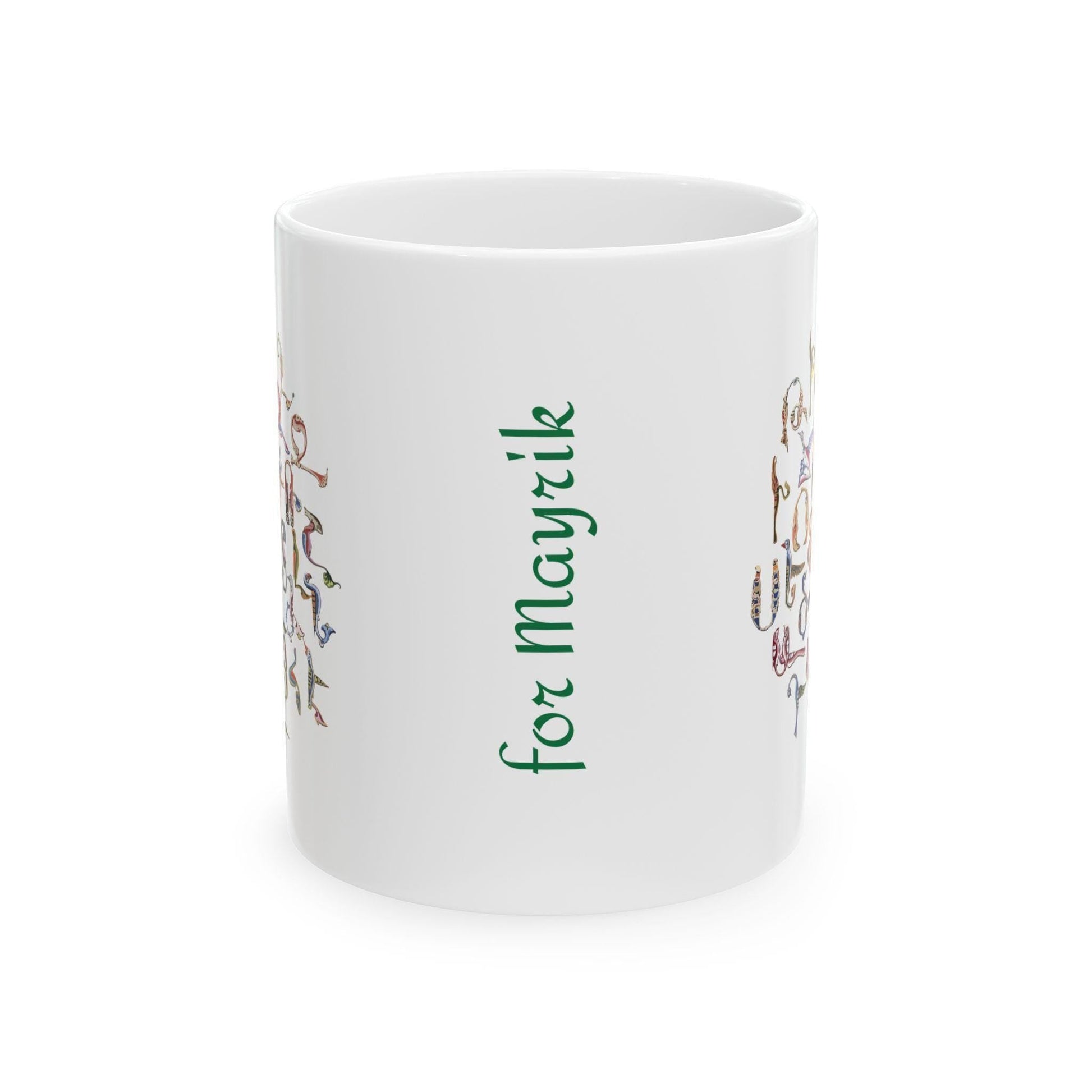 Armenian Alphabet Ceramic Mug – Diaspora Heritage Gift - timelessbohochic.com