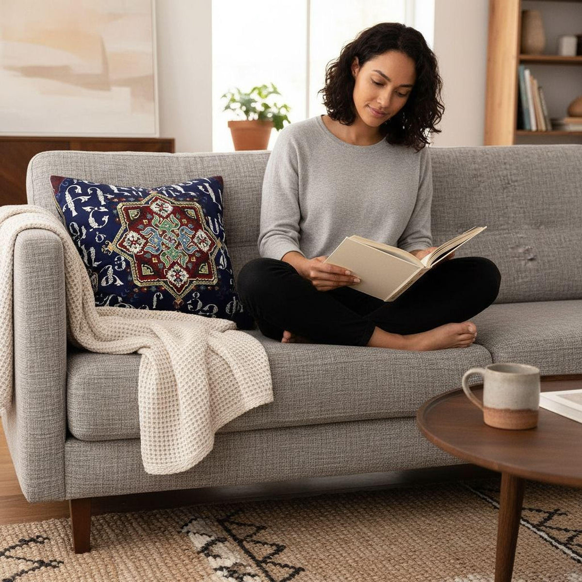 Armenian Alphabet Pillow Cover – Housewarming Gift