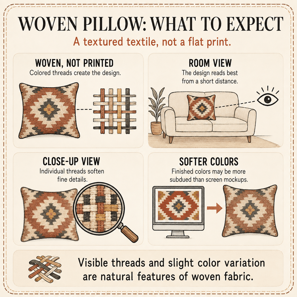 Armenian Alphabet Throw Pillow – Rainbow Multicolor - timelessbohochic.com