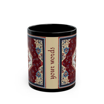 Armenian Black Alphabet Ceramic Mug Alphabet – Diaspora Heritage Gift