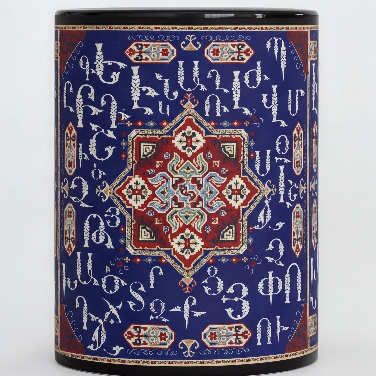 Armenian Black Alphabet Ceramic Mug – Diaspora Heritage Gift