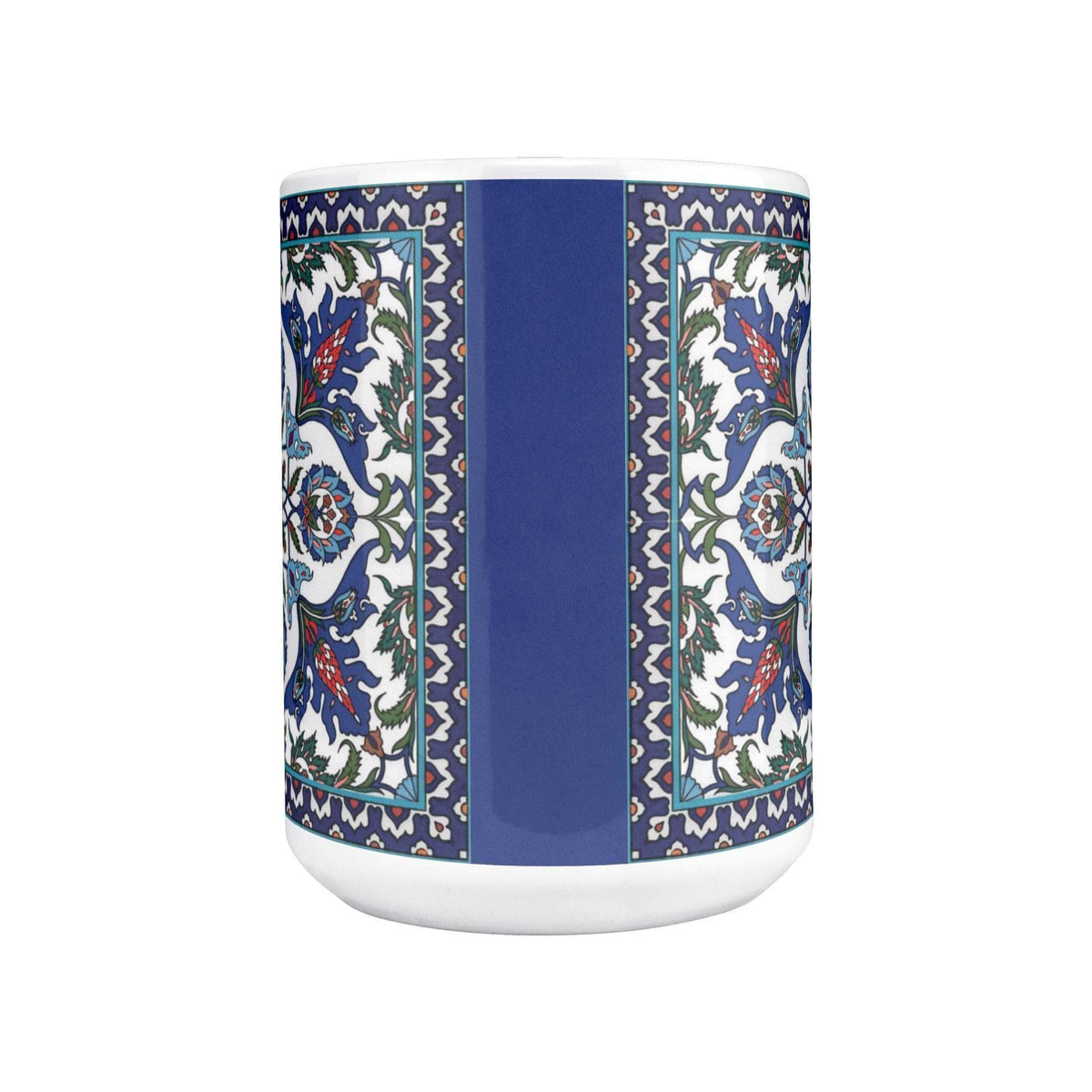Armenian Blue Monogram Ceramic Mug – Personalised Gift