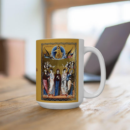 Armenian Holy Ascension Ceramic Mug, Hampartsum, Personalized - timelessbohochic.com
