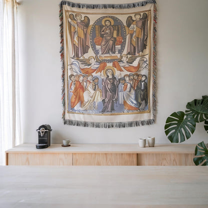 Armenian Lord's Prayer (Hayr Mer) Woven Cotton Blanket Miniature – Diaspora Heritage Gift - timelessbohochic.com
