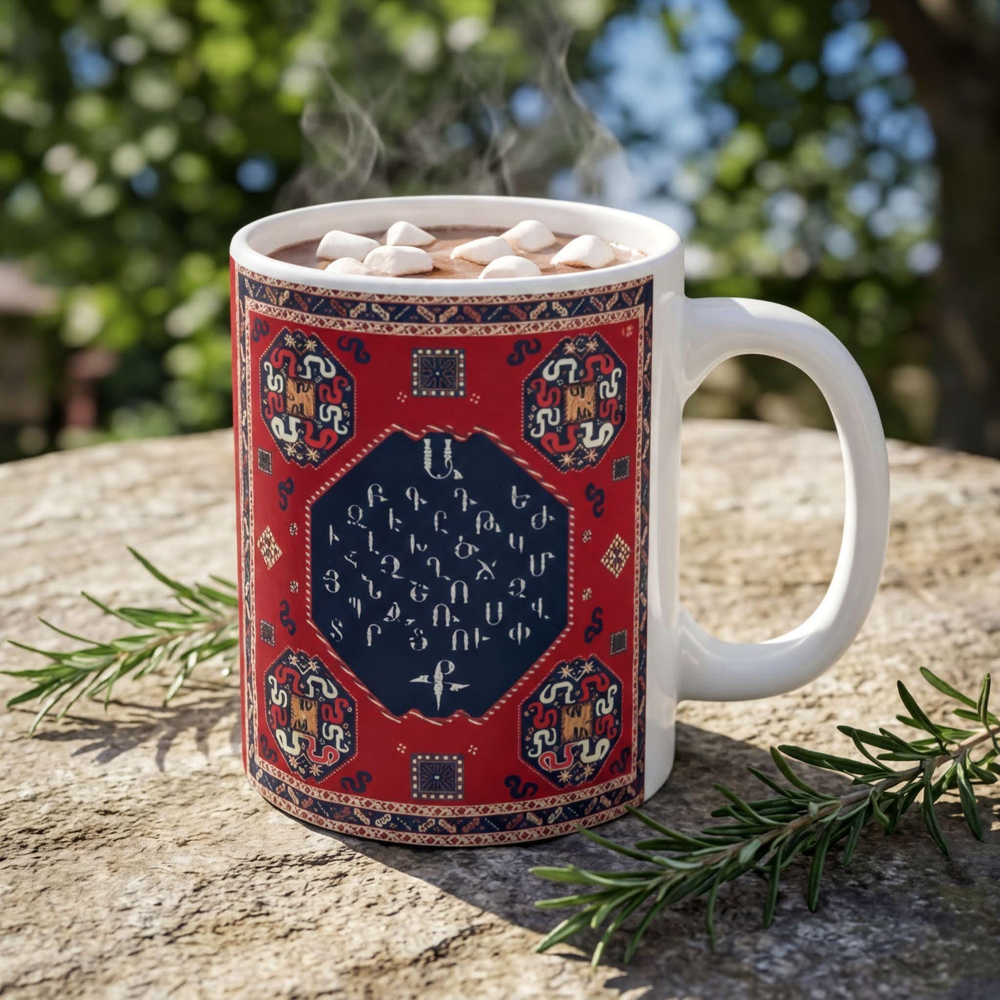 Armenian Monogram Ceramic Mug – Personalised Gift