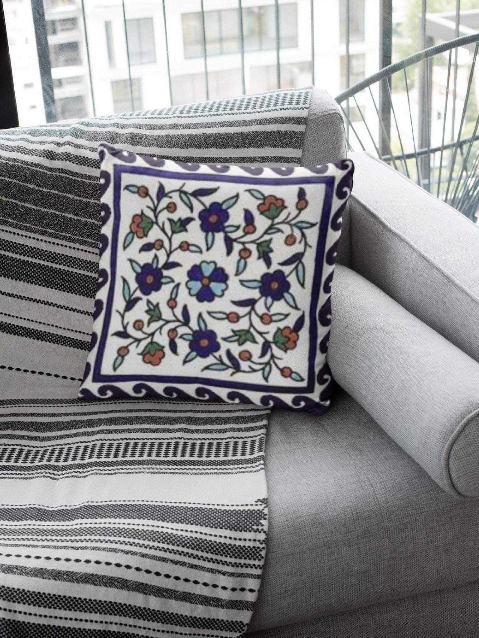 Armenian Monogram Pillow Cover – Personalised Gift