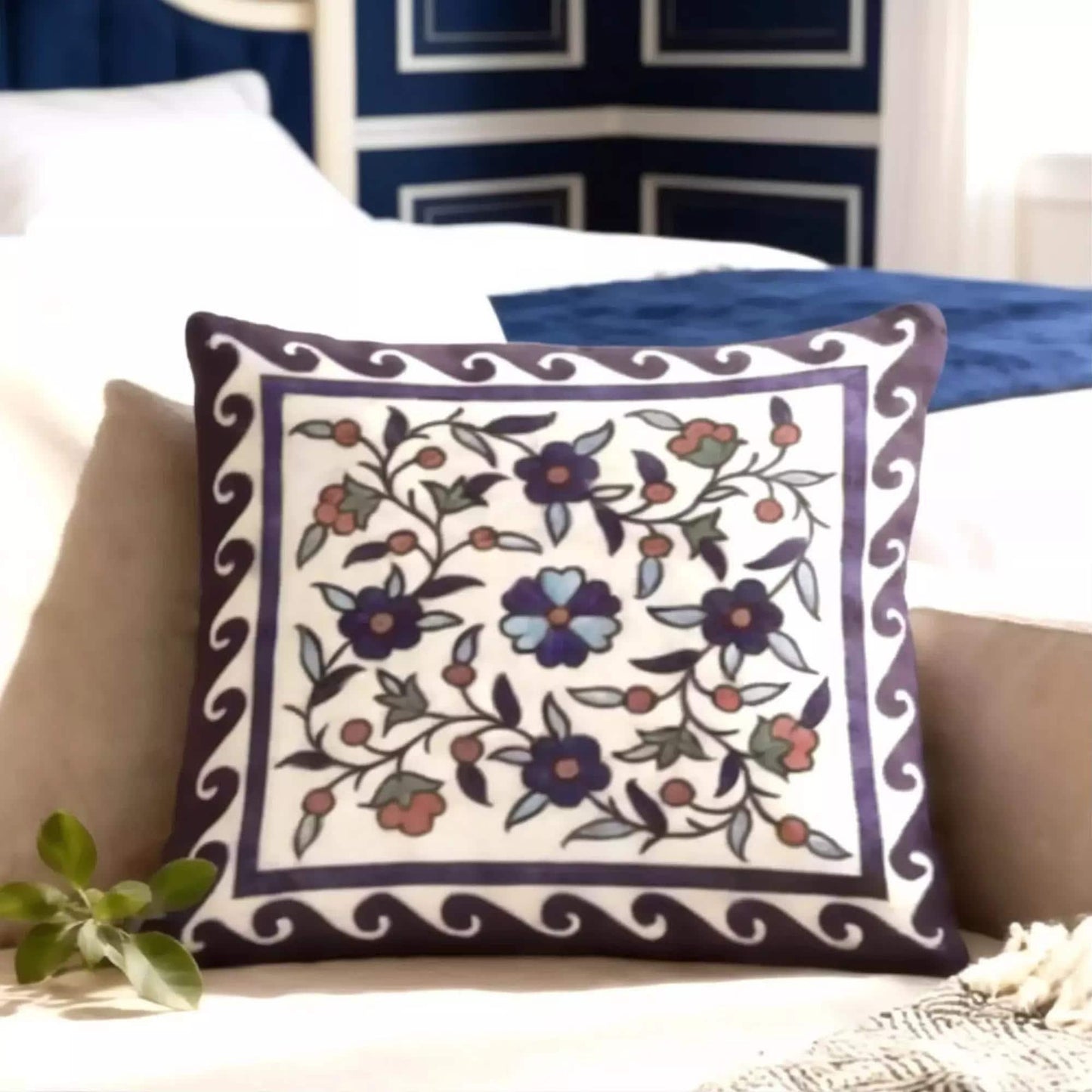 Armenian Monogram Pillow Cover – Personalised Gift