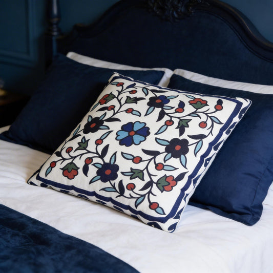 Armenian Monogram Pillow Cover – Personalised Gift - timelessbohochic.com