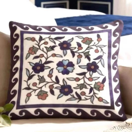 Armenian Monogram Pillow Cover – Personalised Gift - timelessbohochic.com
