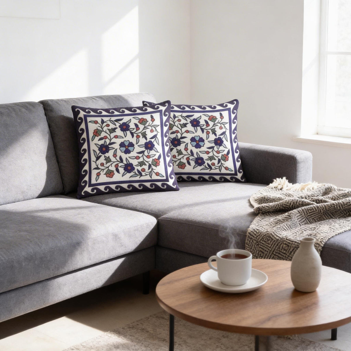 Armenian Monogram Pillow Cover – Personalised Gift