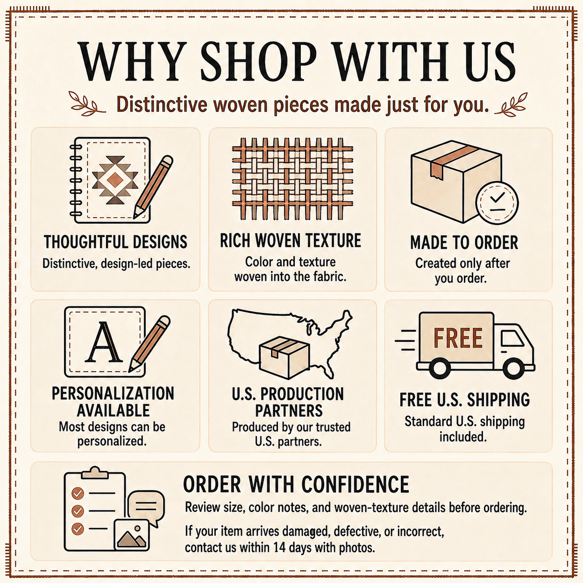 About our designs