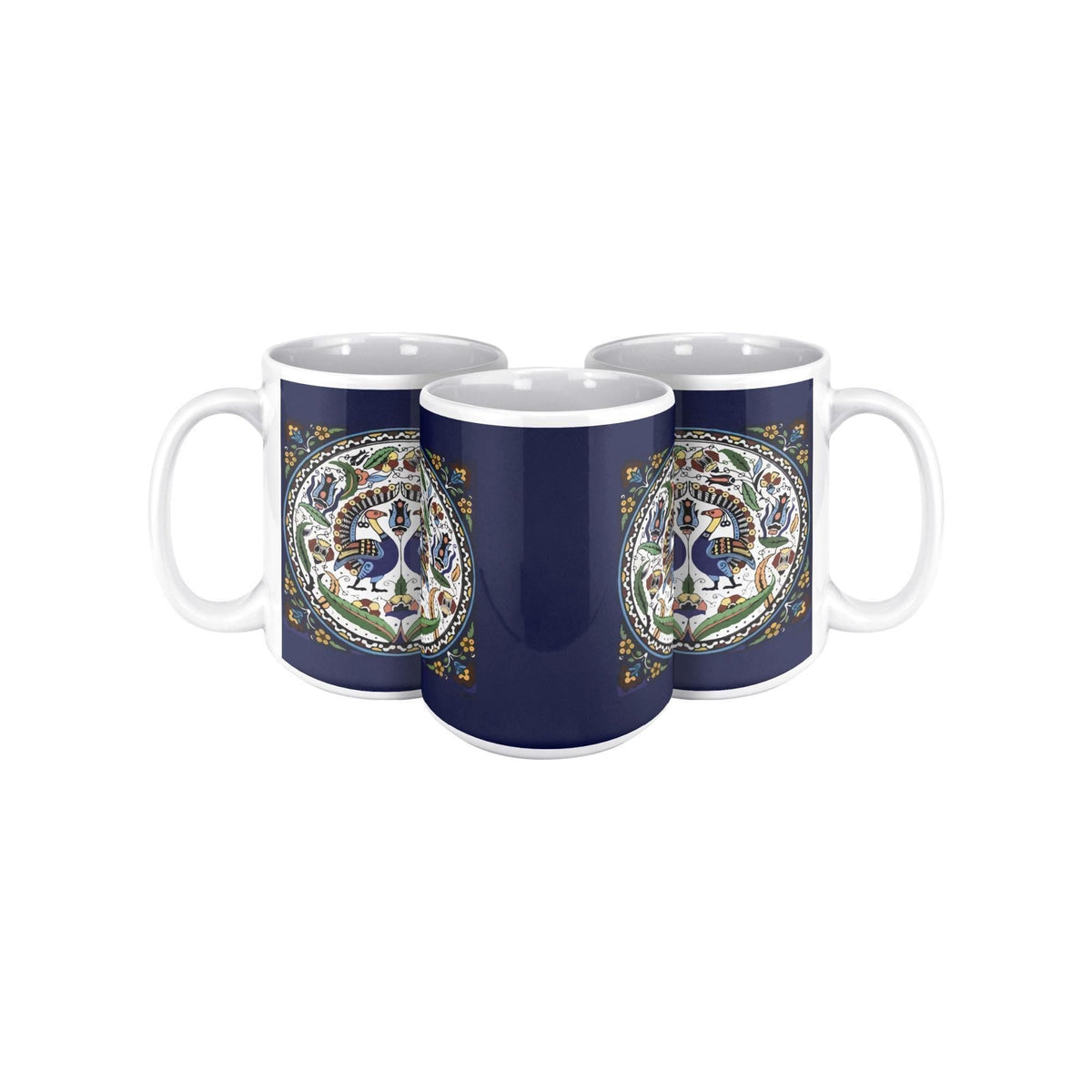 Armenian Navy Monogram Ceramic Mug – Personalised Gift