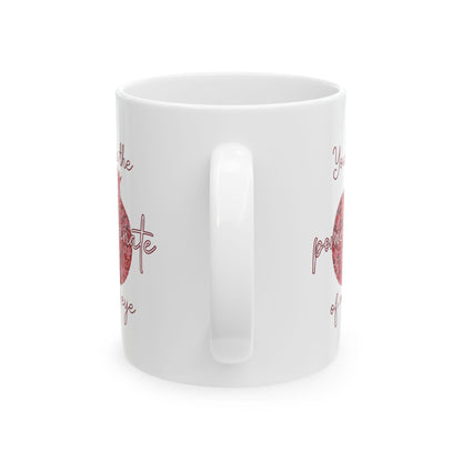 Armenian Pomegranate Ceramic Mug with Saying, Personalized - timelessbohochic.com