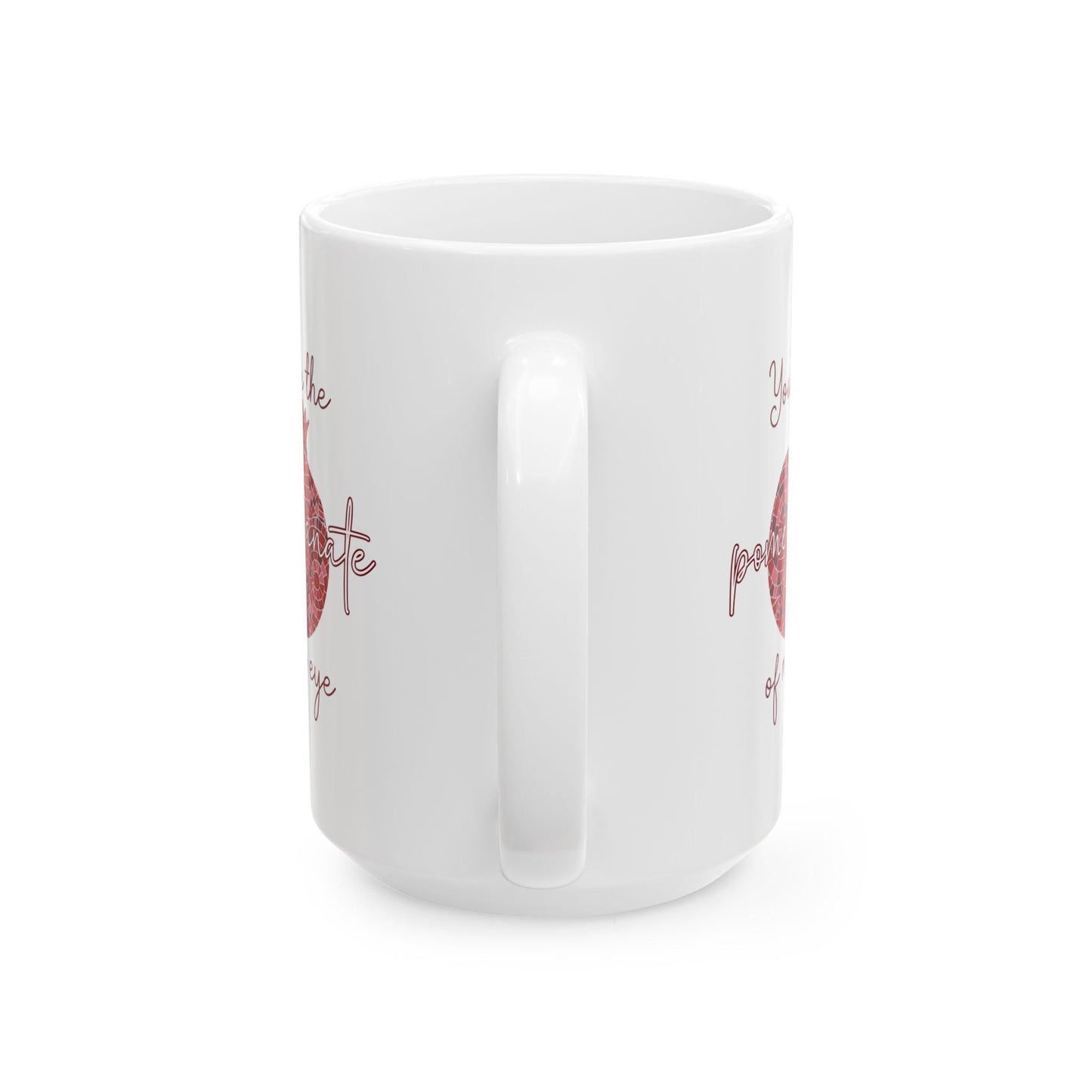 Armenian Pomegranate Ceramic Mug with Saying, Personalized - timelessbohochic.com