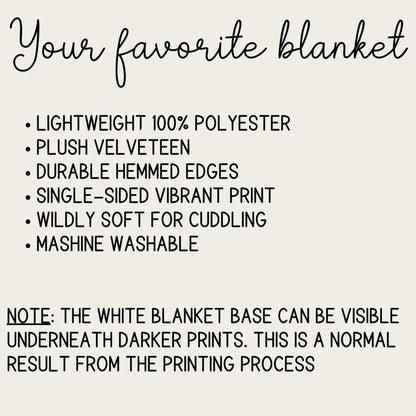 Armenian Pomegranate Plush Velveteen Blanket – Armenian Christmas Gift
