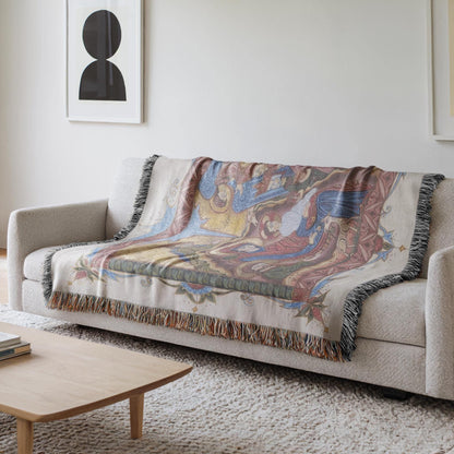 Nativity Armenian Woven Wall Tapestry II – Diaspora Heritage Gift - timelessbohochic.com