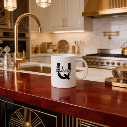 Armenian White Alphabet Ceramic Mug – Armenian Christmas Gift