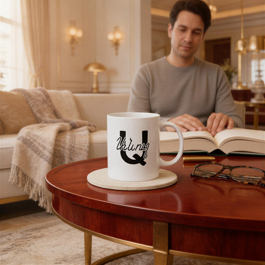 Armenian White Alphabet Ceramic Mug – Armenian Christmas Gift - timelessbohochic.com