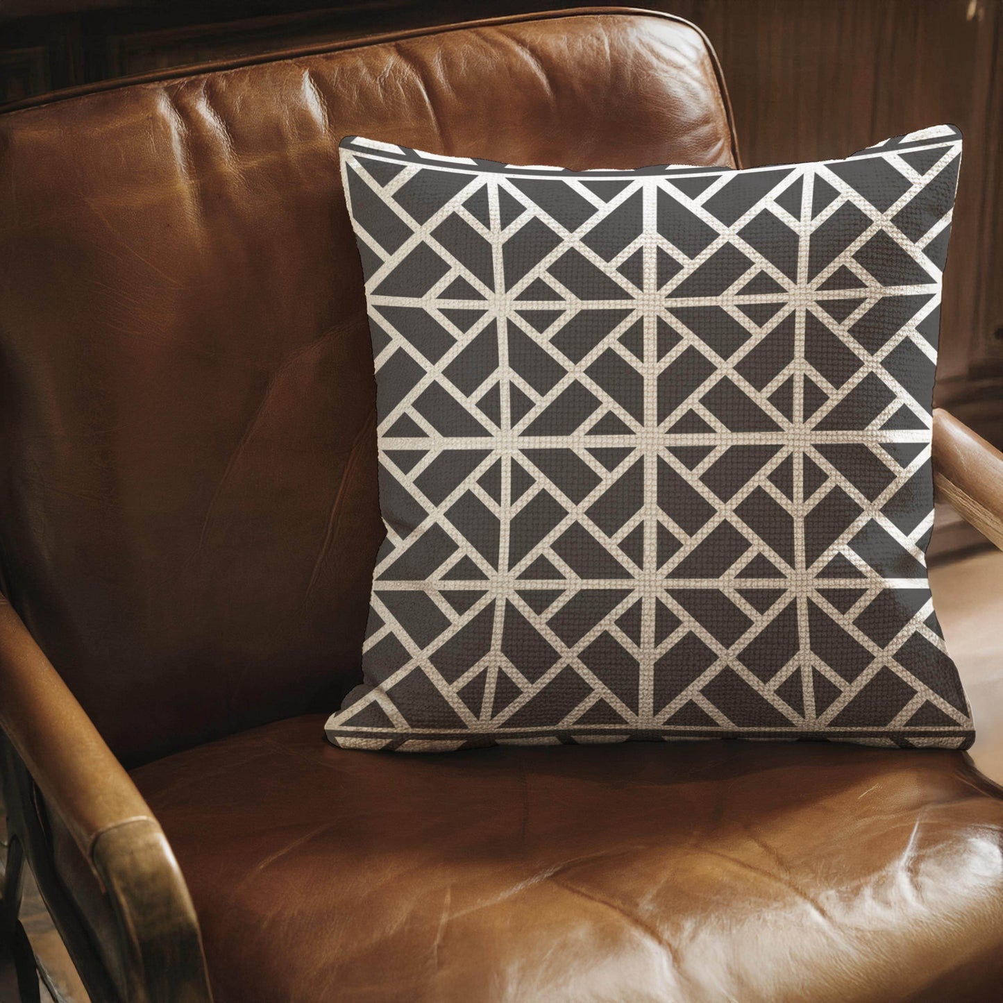 Modern Throw Pillow - Geometric Pattern Cushion | Double Sided Cotton Sofa Cushion - timelessbohochic.com