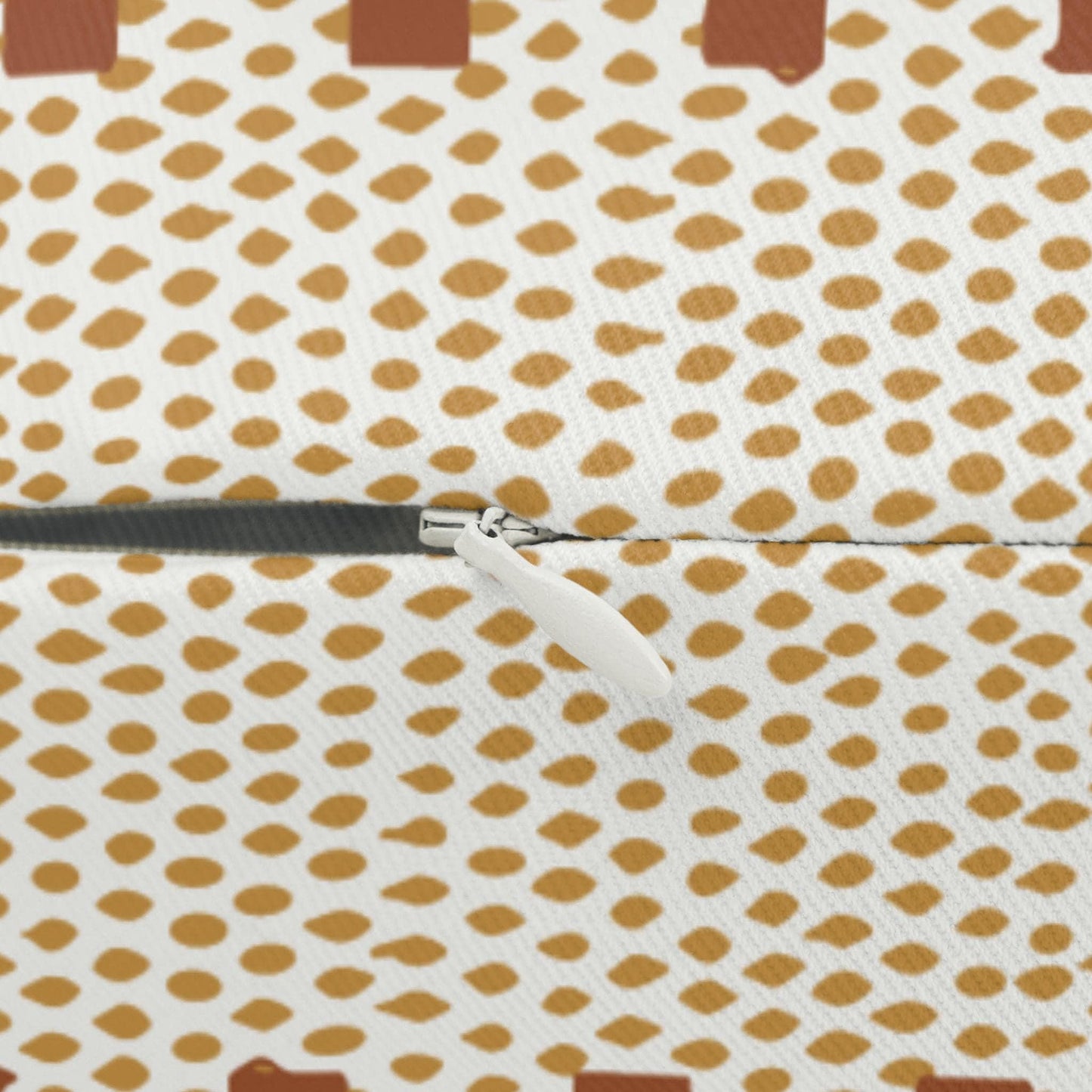 Scandinavian Inspired throw pillow with geometric pattern styled on a sofa or bed