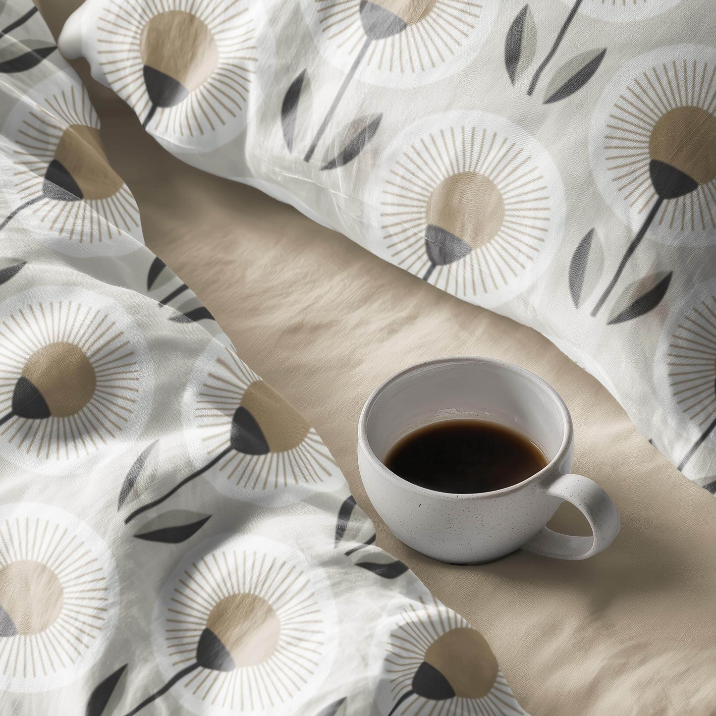 Sunflower Bedding Set – Floral Duvet Cover Zipper | Soft Breathable Polyester 3 Piece Bedspread - timelessbohochic.com