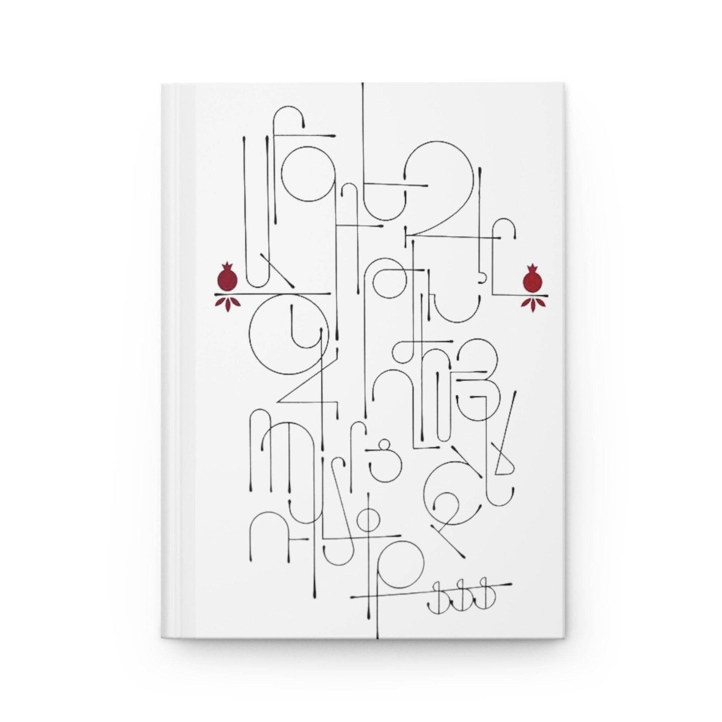 Armenian Alphabet Notebook – Matte Hardcover Journal with 150 Lined Pages - timelessbohochic.com