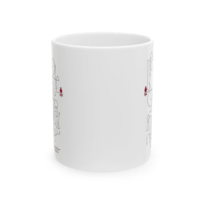 Contemporary Armenian Alphabet Ceramic Mug, Modern Script - timelessbohochic.com