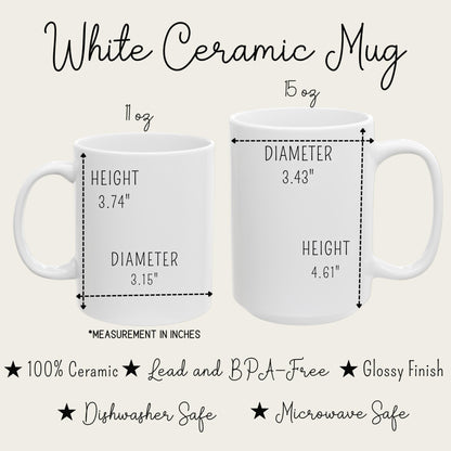 Contemporary Armenian Alphabet Ceramic Mug, Modern Script - timelessbohochic.com