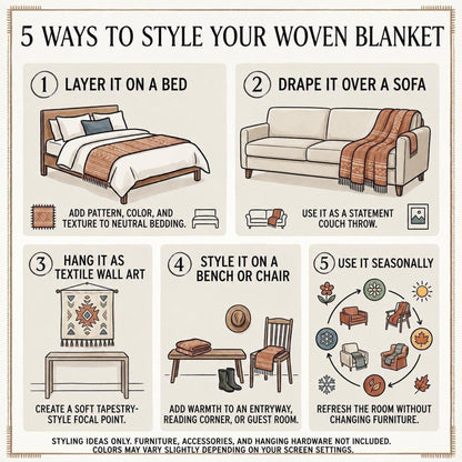 WAYS TO STYLE THIS WOVEN TEXTILES
