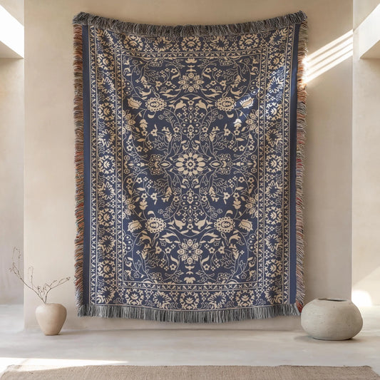Persian Rug Wall Hanging – Handmade Woven Tapestry With Bohemian Home Decor