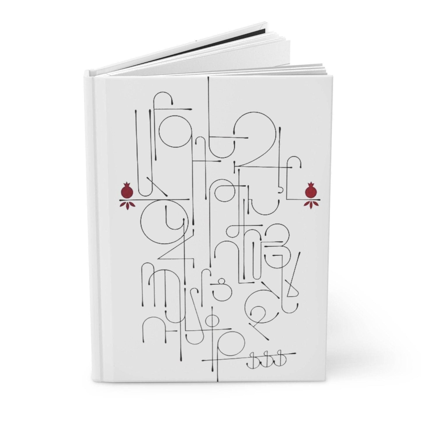 Armenian Alphabet Notebook – Matte Hardcover Journal with 150 Lined Pages - timelessbohochic.com
