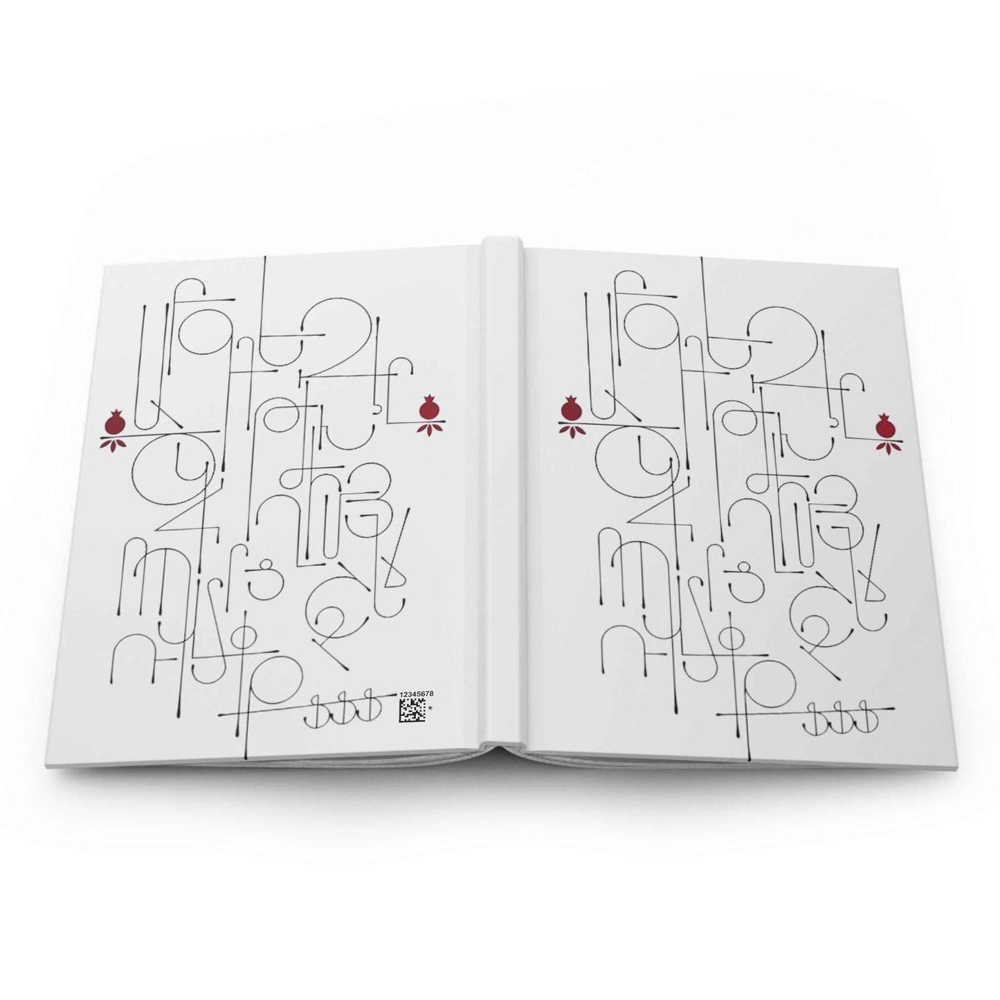 Armenian Alphabet Notebook – Matte Hardcover Journal with 150 Lined Pages - timelessbohochic.com