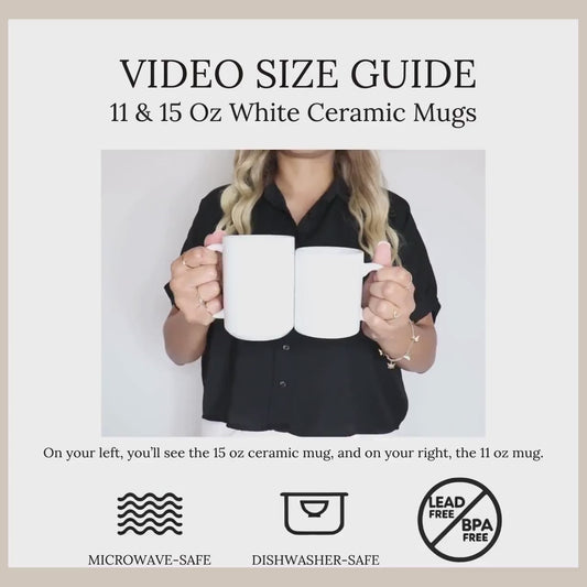 Video: Armenian White & Blue Alphabet Ceramic Mug - Diaspora Heritage Gift