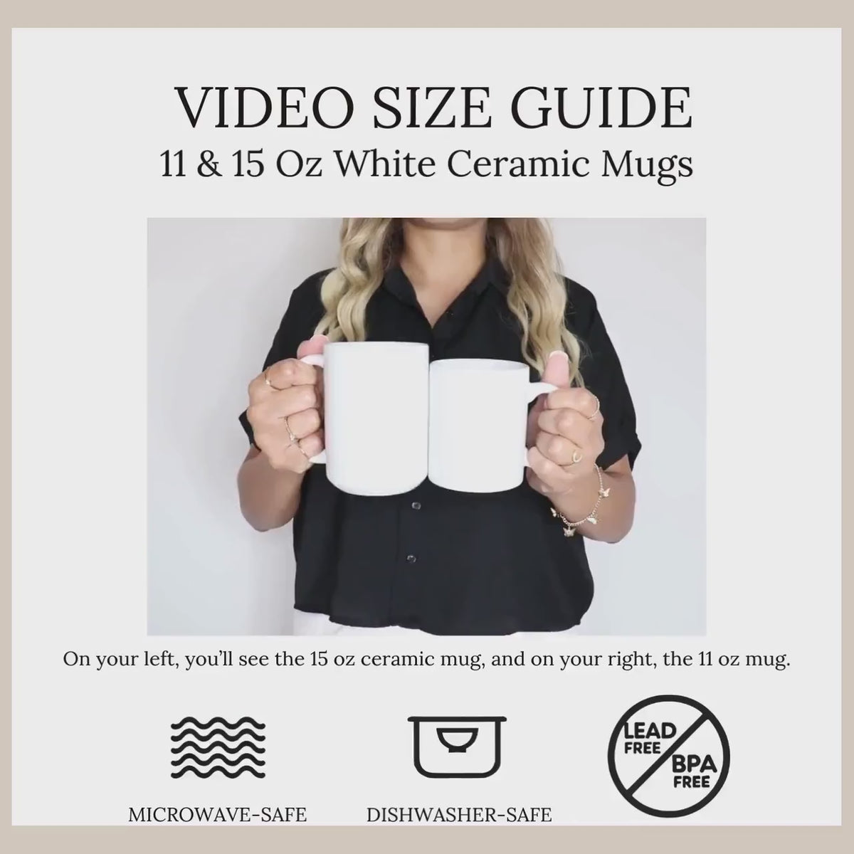 Video: Armenian Blue Monogram Ceramic Mug - Personalized Gift